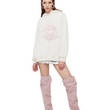 OZLANA SS2310 Silhouette Chandelier Oversized Hoodie