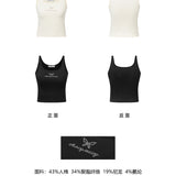 MacyMccoy 2503 闪钻百搭背心 米白