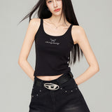 MacyMccoy 2503 闪钻百搭背心 黑