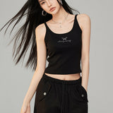 MacyMccoy 2503 闪钻百搭背心 黑