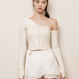 NOT YOUR ROSE SS2312 Monica top Beige