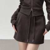 VIA PITTI SS2307 卫衣半裙辣妹风 咖