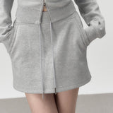 VIA PITTI SS2307 卫衣半裙辣妹风 灰