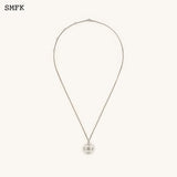 SMFK 2406 十字经典罗盘项链