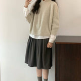 KOREAN COLLECTION 2410 egg气质设计感白衬衫