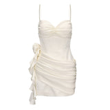 KINGWEN 2506 鱼骨抽褶连衣裙