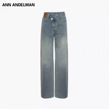 ANN ANDELMAN 2510 交叉不规则牛仔裤