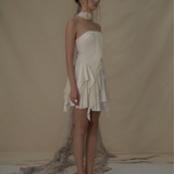 ELYWOOD 铜氨丝质抹胸短裙