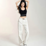 MacyMccoy 2408 蝴蝶刺绣针织背心 黑