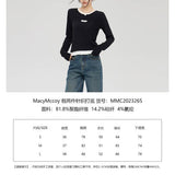 MacyMccoy SS2312 假两件针织打底 卡其