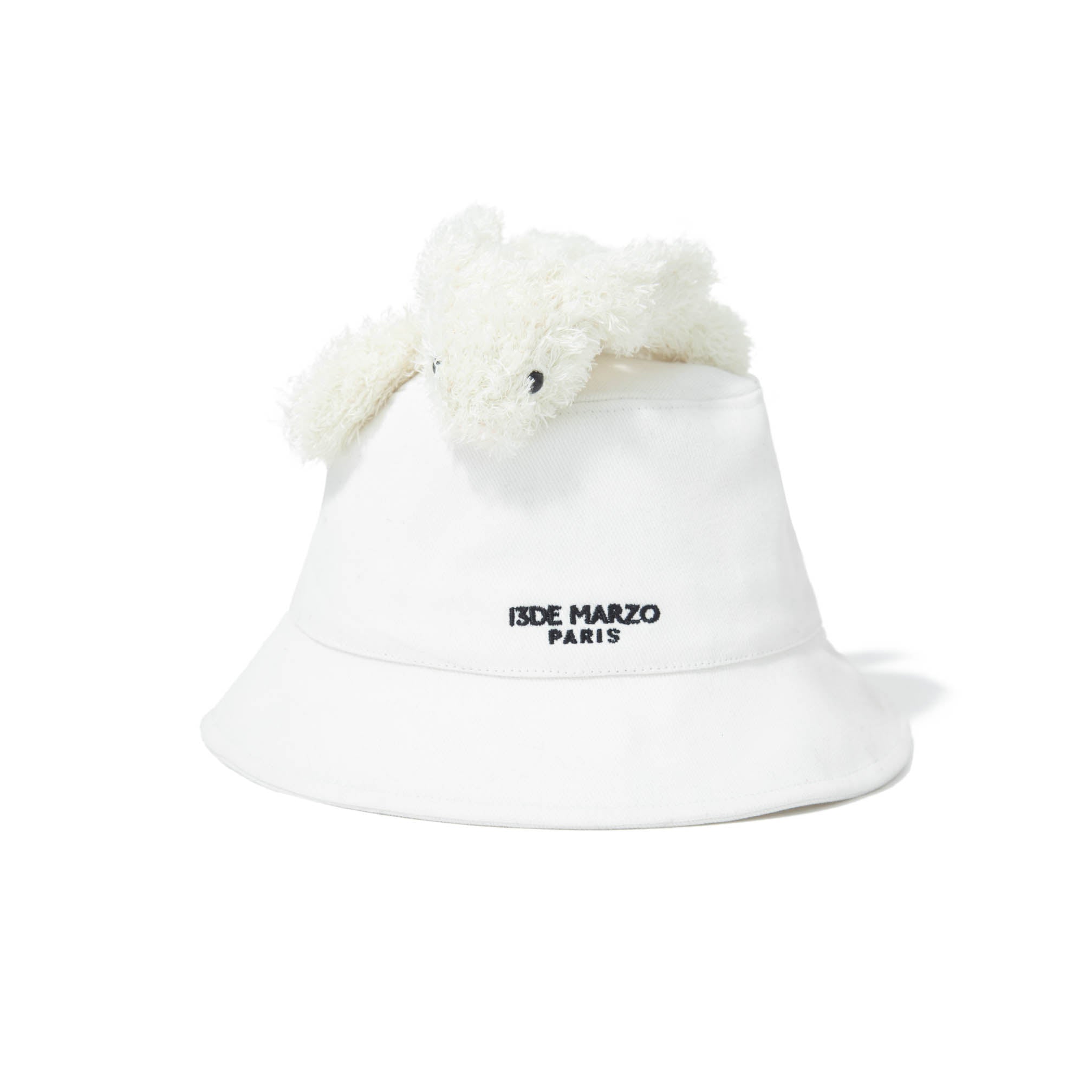 13DE MARZO | SS2308 Lazy Bear Hat White