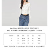 MacyMccoy SS2401 翻领针织上衣 黑