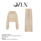 OZLANA SS2310 Club Rhinestone Sweat Suit Set