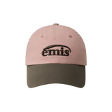 EMIS 2510 WASHED TWO TONE BALL CAP-PINK
