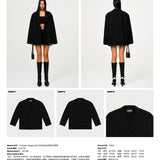 SMFK 2501 设计师古典运动西装 荒野黑