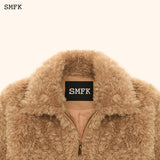 SMFK SS2310 探险家皮草短身夹克 小麦