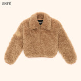 SMFK SS2310 探险家皮草短身夹克 小麦