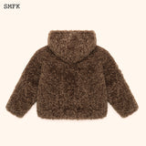 SMFK SS2310 探险家户外皮草帽衫 棕