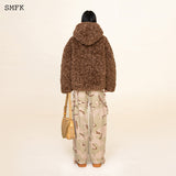 SMFK SS2310 探险家户外皮草帽衫 棕