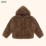 SMFK SS2310 探险家户外皮草帽衫 棕