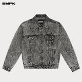 SMFK 2501 风暴花园阔身牛仔夹克 灰