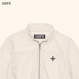 SMFK SS2312 流浪丝绒训练夹克 白