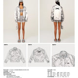 SMFK 2503 星际风暴阔身运动外套/太空银