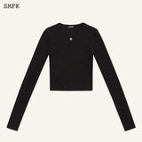 SMFK SS2402 冲锋修身运动上衣 黑
