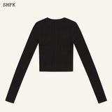 SMFK SS2402 冲锋修身运动上衣 黑