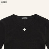 SMFK SS2402 冲锋修身运动上衣 黑