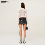 SMFK 2503 基因科技醋酸运动上衣/星云灰