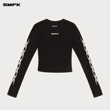 SMFK 2503 基因链条运动上衣/荒野黑