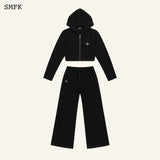 SMFK SS2402 流浪清晨慢跑套装 黑