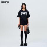SMFK 2408 金属摇滚阔身Tee 黑