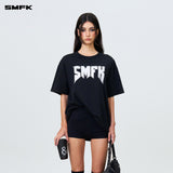SMFK 2408 金属摇滚阔身Tee 黑