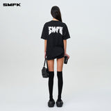 SMFK 2408 金属摇滚阔身Tee 黑