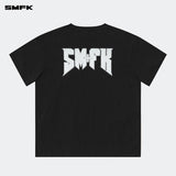 SMFK 2408 金属摇滚阔身Tee 黑