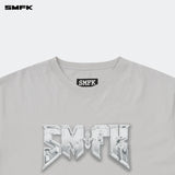 SMFK 2408 金属摇滚阔身Tee 灰