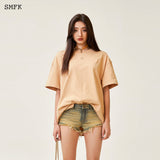 SMFK SS2402 经典十字花超大Tee 沙漠