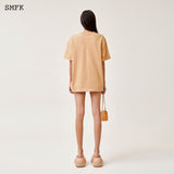 SMFK SS2402 经典十字花超大Tee 沙漠