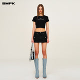 SMFK 2504 野路工装短裙 荒野黑