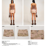 SMFK 2506 野路迷彩工装短裙/沙漠迷彩