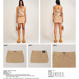 SMFK 2506 野性起源牛仔短裙/沙漠色