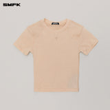 SMFK 2506 冲锋修身Tee/亚麻色