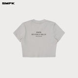 SMFK 2504 比弗利电影字幕短身TEE/尘埃灰