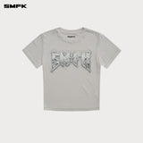 SMFK 2501 金属摇滚修身Tee 尘埃灰