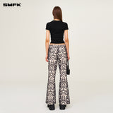 SMFK 2503 未来涟漪运动修身TEE/荒野黑