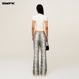 SMFK 2503 未来涟漪运动修身TEE/雪山白