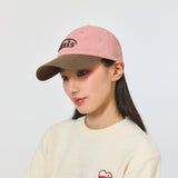 EMIS 2510 WASHED TWO TONE BALL CAP-PINK