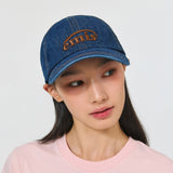 EMIS 2510 ONE TONE WASHED DENIM BALL CAP-BLUE DENIM